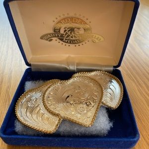 Belt buckle silver plated